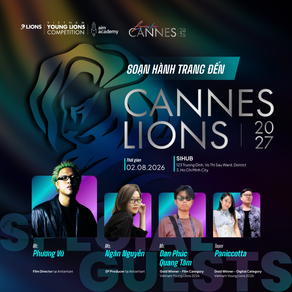 Chính thức mở cổng đăng ký chuỗi sự kiện Learning from Cannes 2026