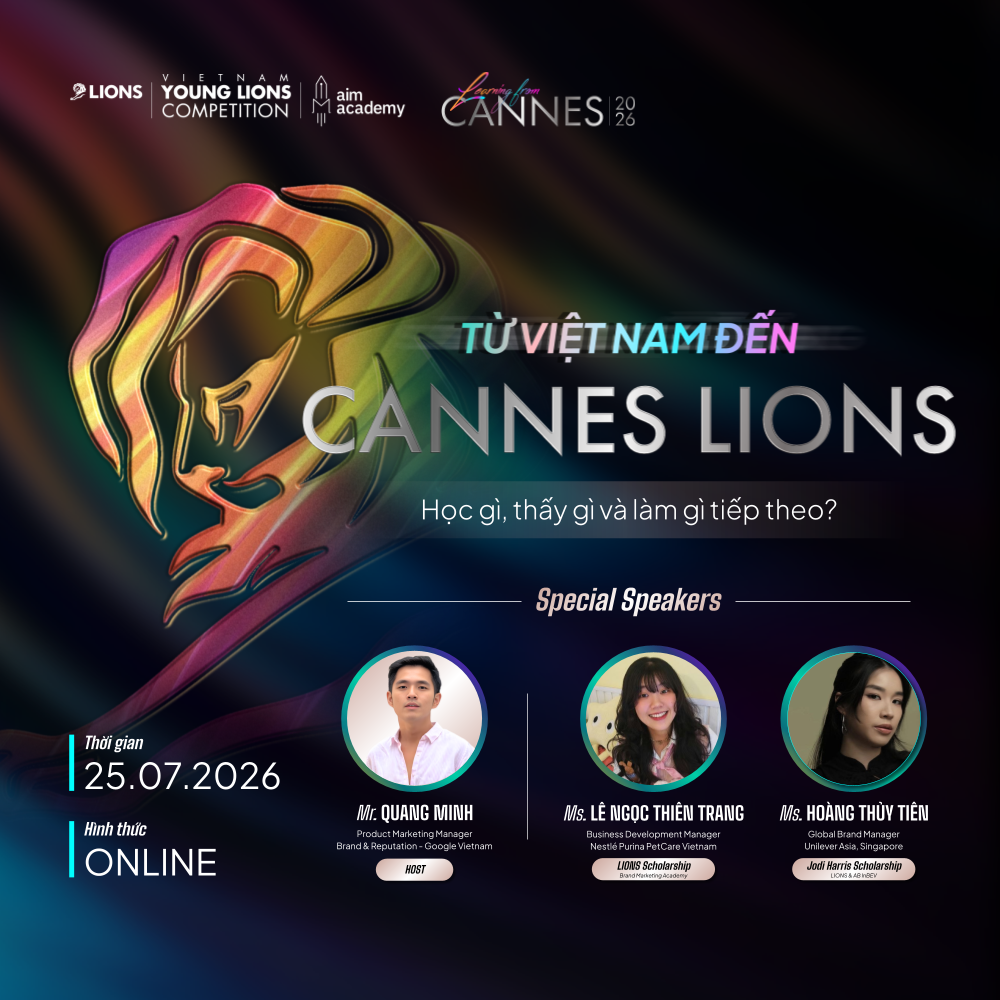 Chính thức mở cổng đăng ký chuỗi sự kiện Learning from Cannes 2026