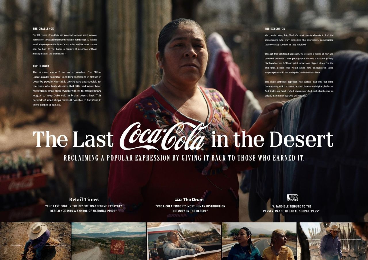 “The Last Coca-Cola in the Desert”: Chiến dịch tri ân 100 năm tại Mexico giành giải Gold Cannes Lions 2026