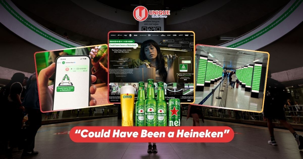 Heineken biến những đoạn voice note d&agrave;i th&agrave;nh lời mời gặp mặt trong chiến dịch OOH đầy s&aacute;ng tạo mới