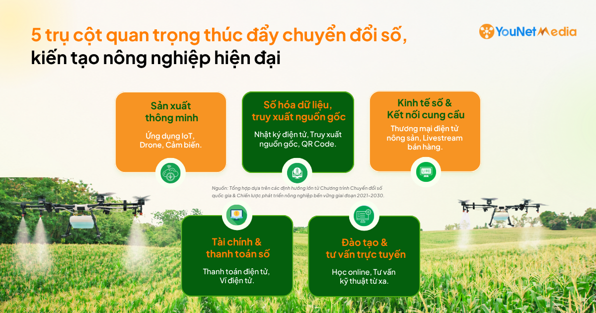 Số hóa ngành Nông nghiệp: Từ hoạt động thương hiệu đến tín hiệu thị trường cần giám sát