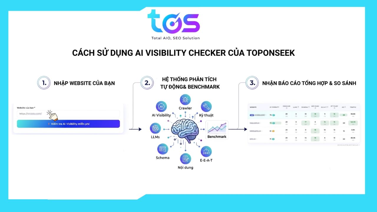 Cách sử dụng AI Visibility Checker