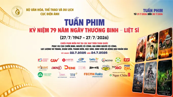 Beta Cinemas Trần Quang Khải hưởng ứng Tuần phim 79 năm Ng&agrave;y Thương binh - Liệt sĩ