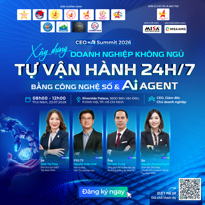 [Webinar] [23/07/26] Giải M&atilde; M&ocirc; H&igrave;nh &ldquo;Doanh Nghiệp Kh&ocirc;ng Ngủ&rdquo; Tự Vận H&agrave;nh 24/7 Bằng AI Agent