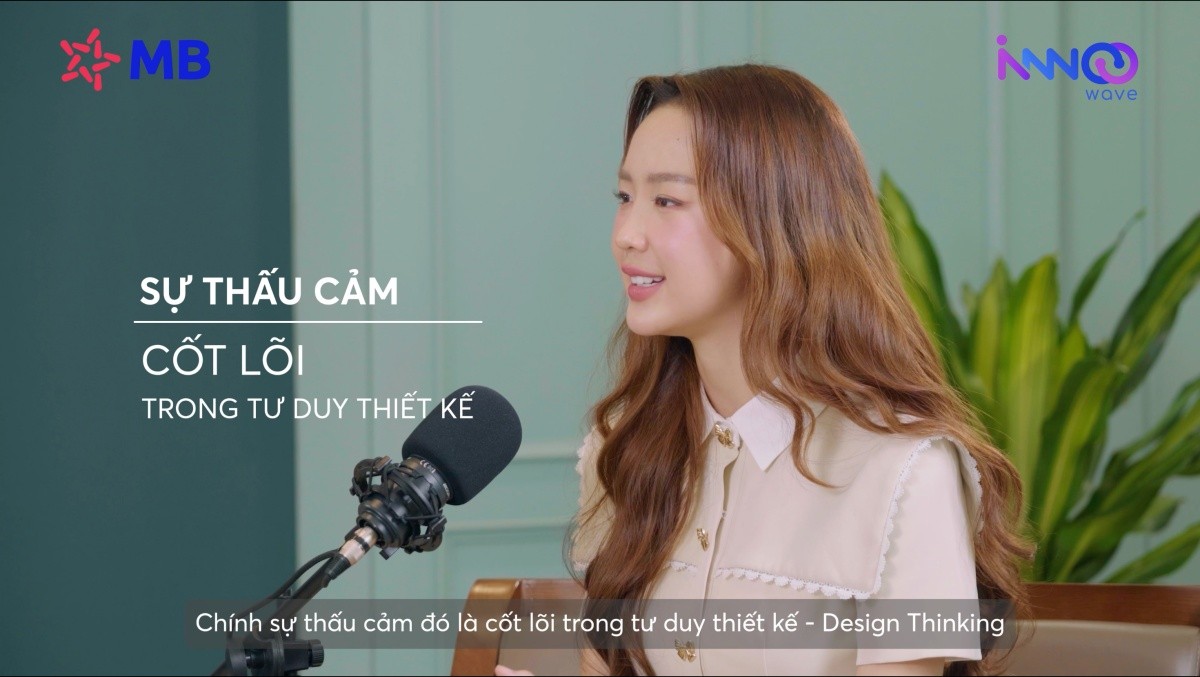 Á hậu Bảo Ngọc trở thành host trong tập đầu tiên của series vodcast InnoWave.