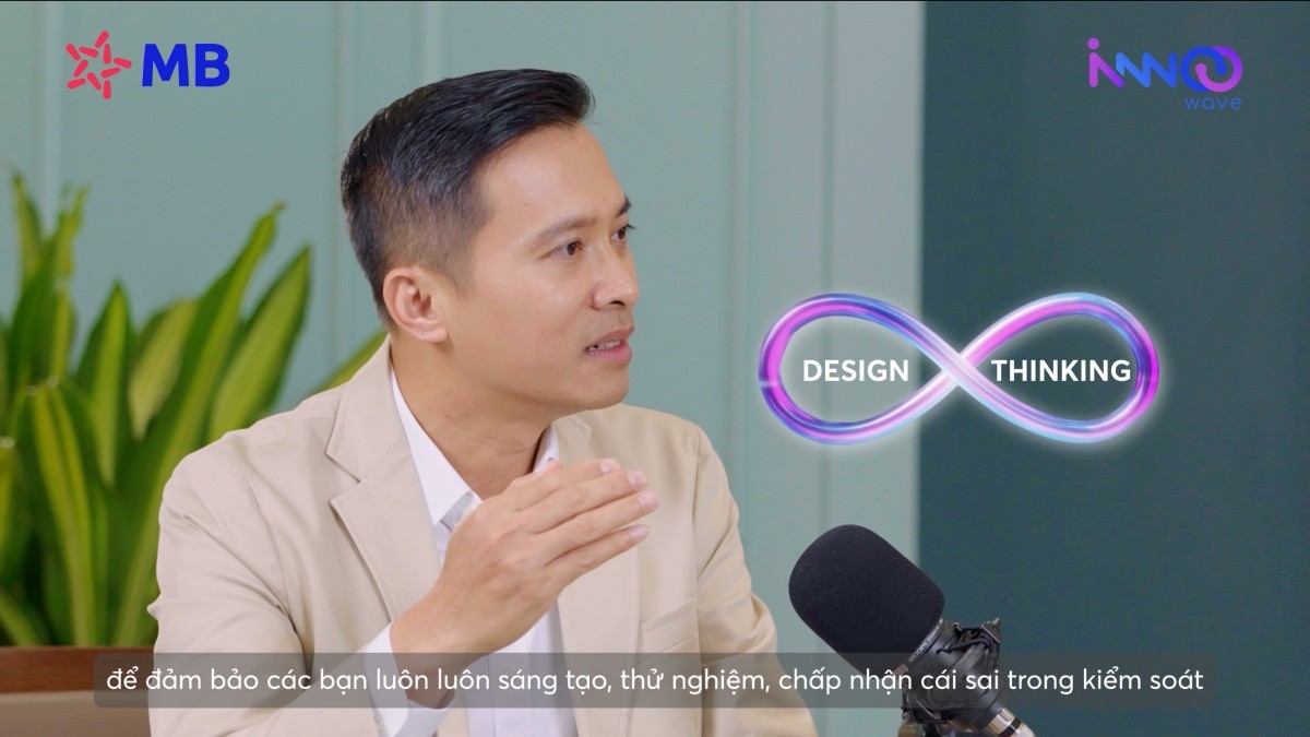 Tập đầu tiên của InnoWave, đại diện MB chia sẻ về phương pháp luận của ngân hàng Big 5 về đổi mới sáng tạo.