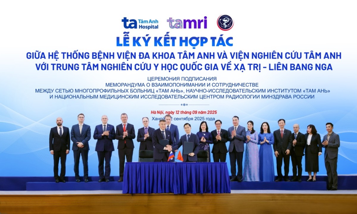 BVĐK Tâm Anh hợp tác với Trung tâm ung thư hàng đầu của Nga, chuyển giao công nghệ mới trong điều trị