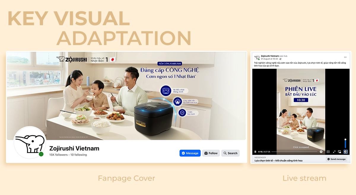Zojirushi làm mới hình ảnh và thông điệp tại Việt Nam: Khi “mỗi hạt cơm” trở thành biểu tượng nghệ thuật ẩm thực