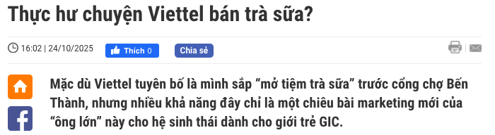 Viettel Telecom dựng “tiệm trà sữa khổng lồ” giữa lòng Sài Gòn, ra mắt gói cước mới