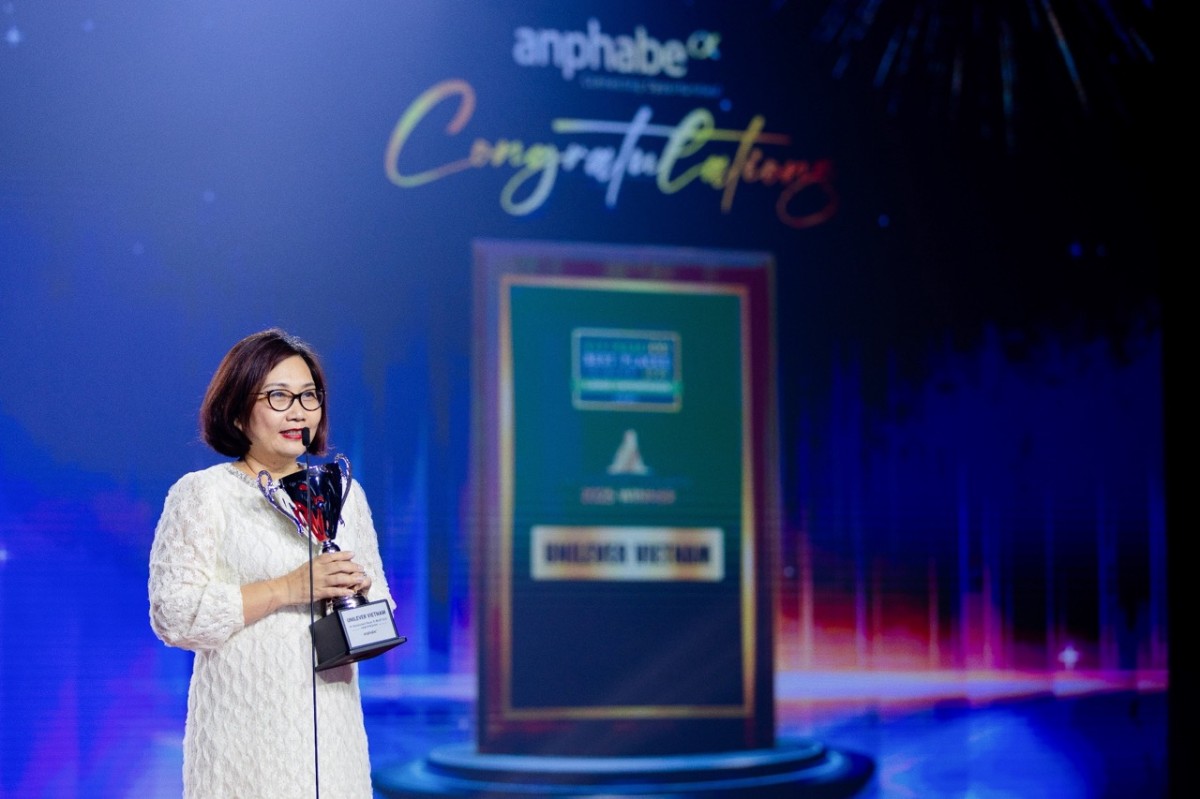 Unilever tiếp tục dẫn đầu Vietnam 100 Best Places to Work, theo Anphabe