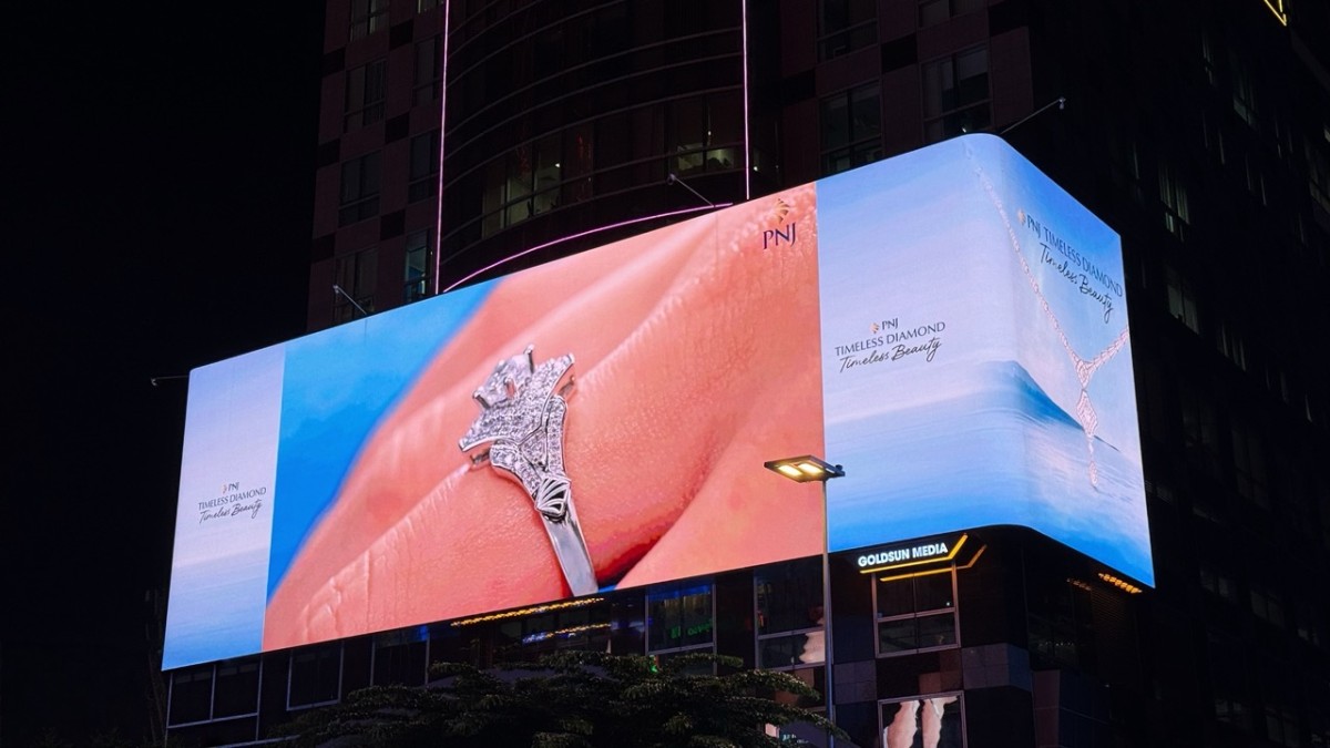 PNJ Timeless Diamond – Khi vẻ đẹp vượt thời gian chạm đến hàng ngàn ánh nhìn qua OOH