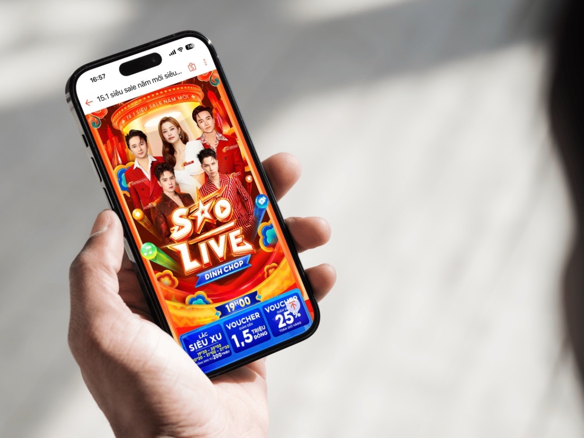 Đón 2026, Shopee phủ sóng khắp các thành phố lớn với OOH lì xì khổng lồ