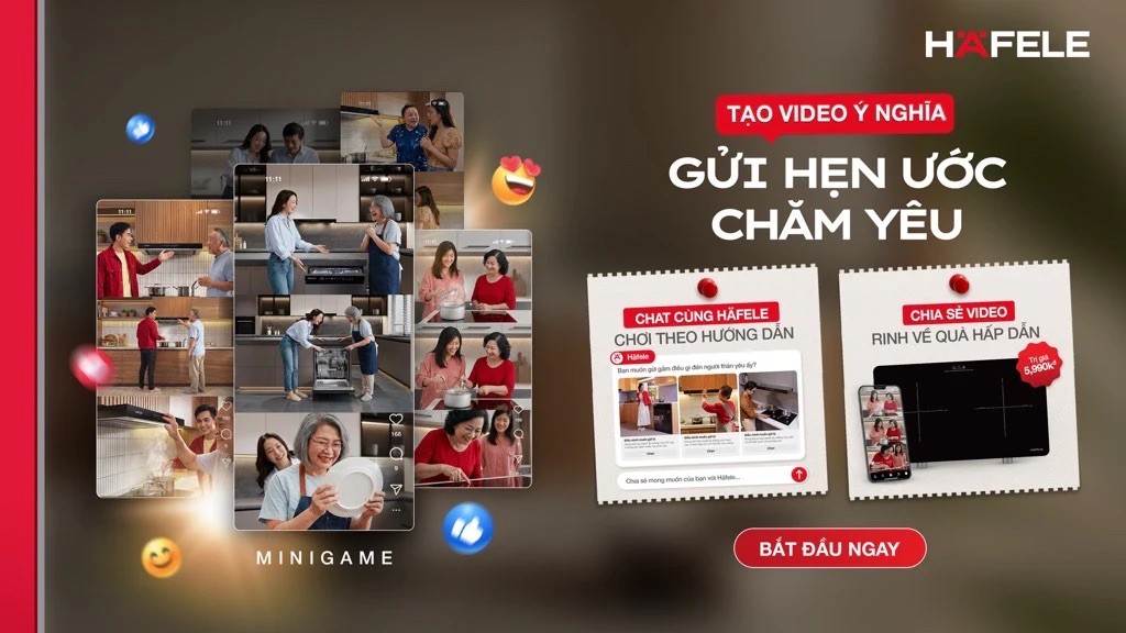 Biến gian bếp thành nơi gắn kết cảm xúc, Häfele kể câu chuyện “chăm nhau” từ những điều tinh tế nhất