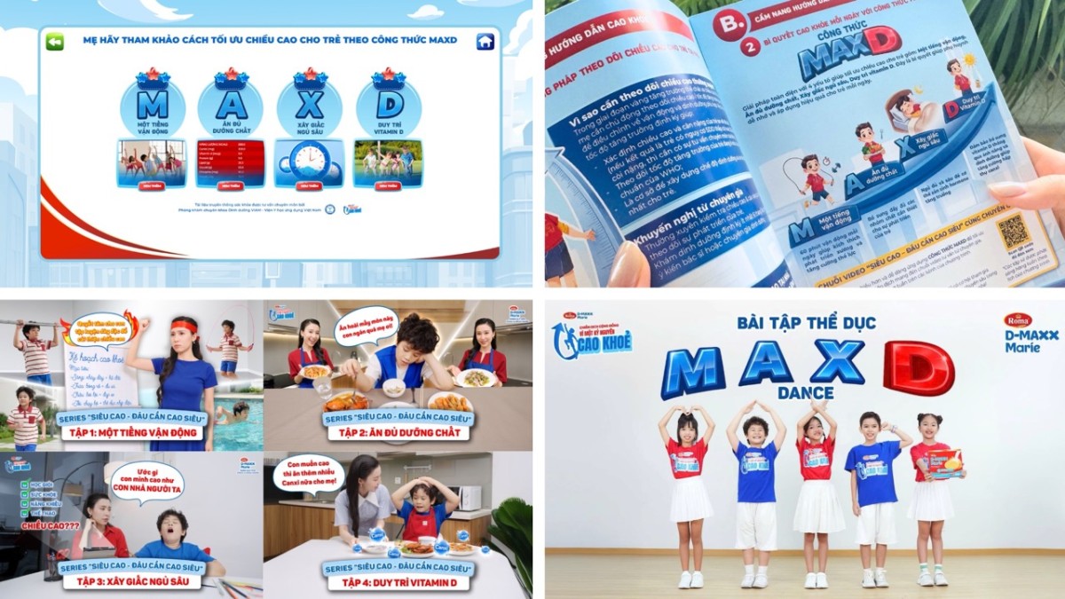 Từ chiếc bánh quy sữa chứa Vitamin D đến chiến dịch cộng đồng, D-MAXX Marie đưa câu chuyện “cao khoẻ” đến gần hơn với hàng triệu mẹ Việt