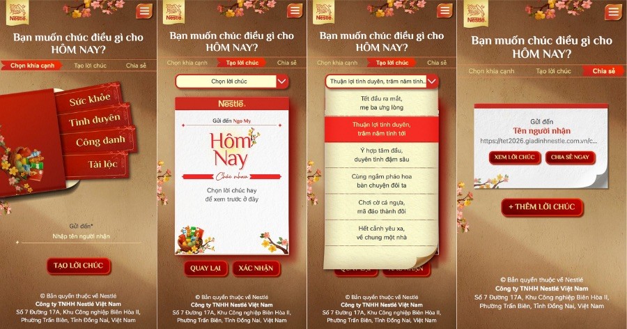 Từ “Lịch Tết hôm nay”, Nestlé gửi đi thông điệp “Cầu gì hơn phút giây này bên nhau”