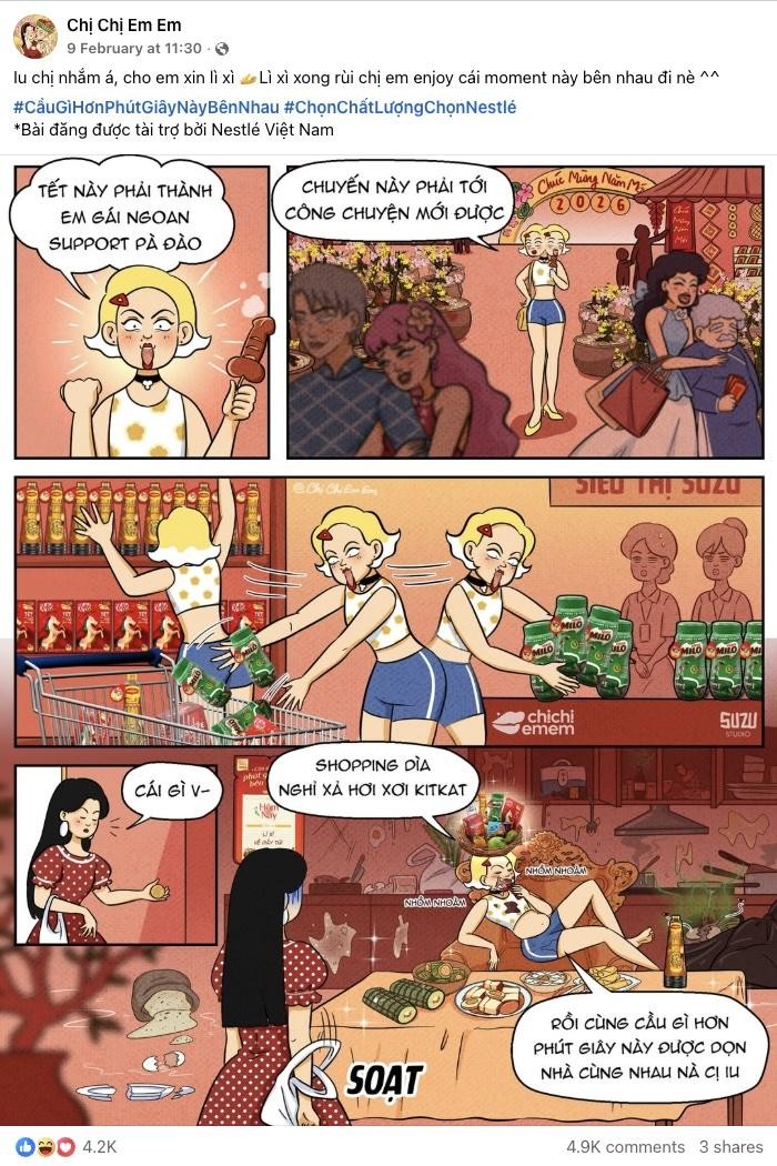Từ “Lịch Tết hôm nay”, Nestlé gửi đi thông điệp “Cầu gì hơn phút giây này bên nhau”