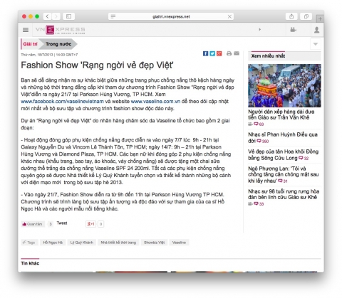 Rạng ngời vẻ đẹp Việt