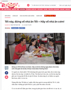 Tết này, đừng về nhà ăn Tết!