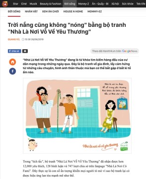 Nhà là nơi vỗ về yêu thương
