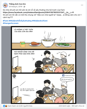 Nhà là nơi vỗ về yêu thương