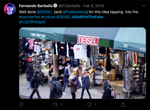 Deisel, Go with the Fake: Nhà mốt Ý bán hàng nhái?