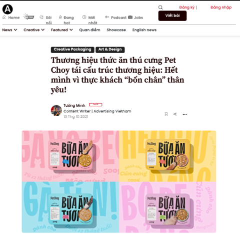 Tái nhận diện thương hiệu với concept chuẩn “nhà hàng” cho thú cưng