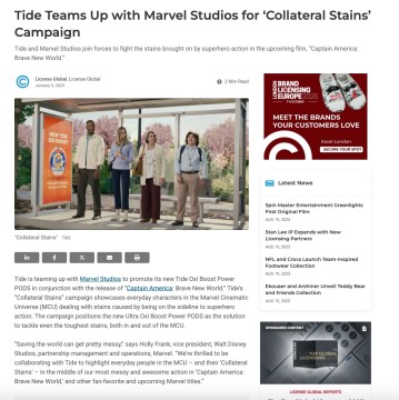 Biến các nhân vật phụ trong phim Marvel thành influencers, sản phẩm mới của Tide “sold out” chỉ sau 1 ngày