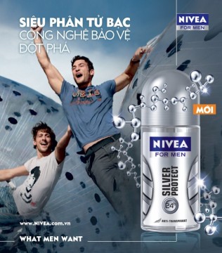 Chiến dịch NIVEA For Men: “Siêu phân tử bạc”