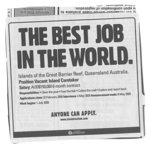 “The Best Job in the World”