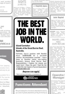 “The Best Job in the World”