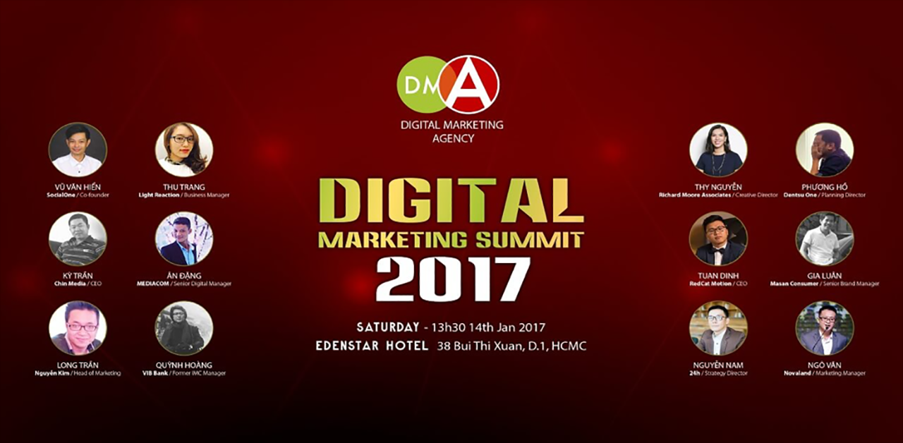 Mời tham dự sự kiện: Digital Marketing Summit 2017