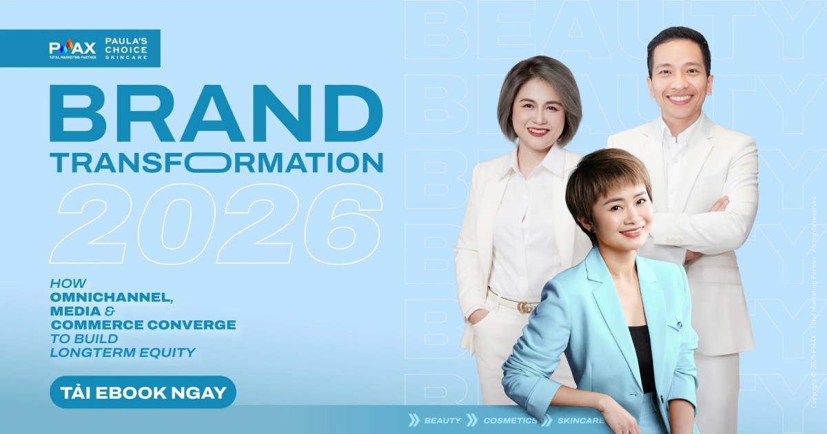 PMAX cùng Paula’s Choice Vietnam ra mắt e-Book “Brand Transformation 2026”
