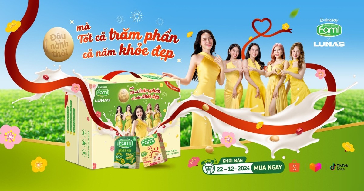 Với “Đậu nành thôi, mà tốt cả trăm phần, cả năm khỏe đẹp”, Fami chứng minh Tết giản dị cũng có thể thành công lớn