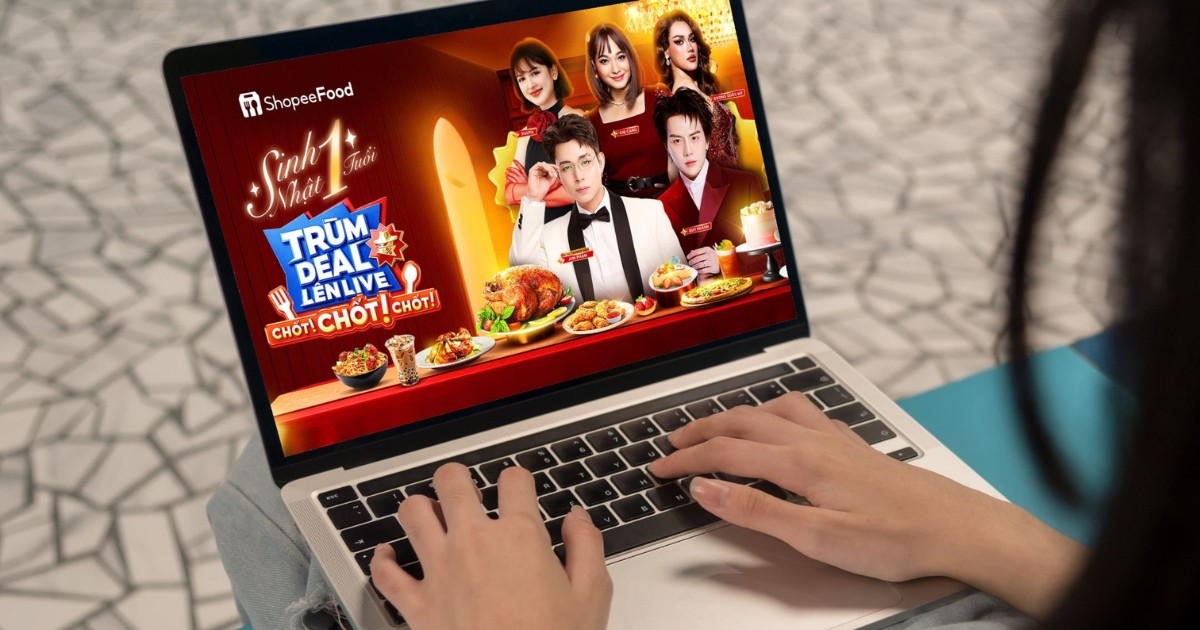 ShopeeFood tạo sức hút mới trên thị trường đặt món trực tuyến với “Trùm Deal Lên Live”