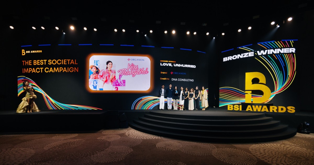 Organon cùng chiến dịch “Yêu Thong Thả” thắng giải tại BSI Award 2026