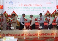 Vinasoy khởi công nhà máy sữa đậu nành lớn nhất thế giới