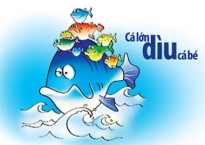 Cá lớn dìu cá bé