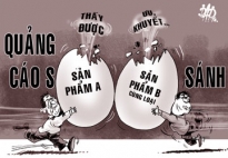 Quảng cáo so sánh, bắt chước bị phạt đến 140 triệu đồng