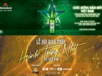 Thế Tam Quốc của 3 nhãn bia trong sự kiện chào mừng năm mới 2014