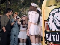 Quảng cáo bằng clip ăn theo vụ hôi bia