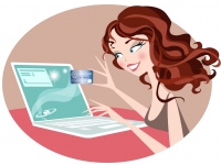 Khách hàng nữ là tương lai của chợ online