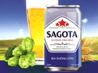 Bia Sài Gòn - Bình Tây ra mắt bia không cồn Sagota