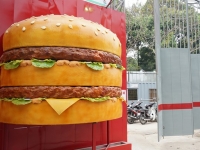 Hình ảnh thi công cửa hàng McDonalds