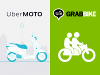 Uber và Grab chính thức tạm ngưng dịch vụ xe ôm tại Bangkok