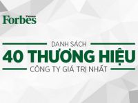 Forbes Việt Nam công bố danh sách 40 thương hiệu công ty có giá trị
