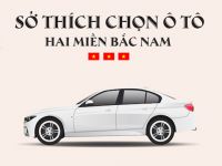 [Infographic] Sở thích chọn ô tô hai miền Nam Bắc có gì khác nhau?