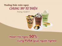 Chương trình từ thiện vì cộng đồng cùng Yusa đem nụ cười đến cho những mảnh đời nghèo khó