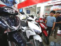 Xe tay ga áp đảo trên thị trường xe máy Việt Nam