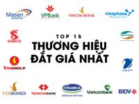 15 thương hiệu công ty đắt giá nhất Việt Nam