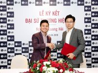 Quang Hải tiếp tục là Đại sứ thương hiệu cho LG trong năm 2019